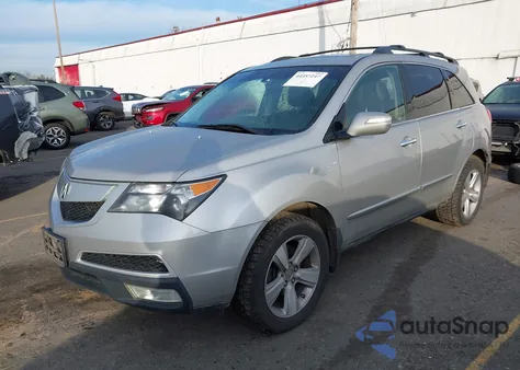 2010 Acura Mdx Technology Package z USA, uszkodzony, nr VIN 2HNYD2H63AH506358